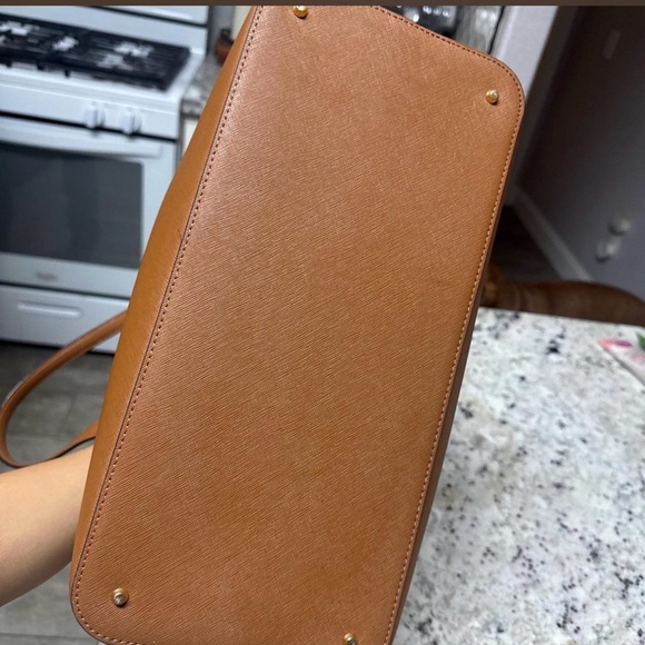 Ralph Lauren Brown Leather Tote - Picture 3 of 4